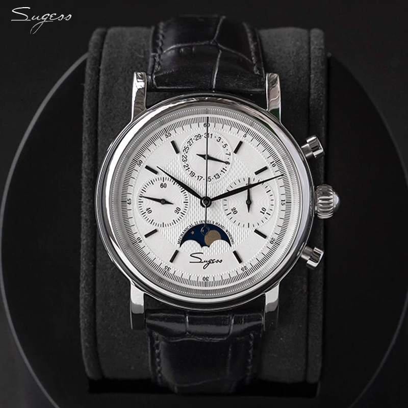 Vintage Collectible Watches - นาฬิกาข้อมือผู้ชาย Sugess รุ่นดั้งเดิม กลไก ST1908 ระบบจักรกล