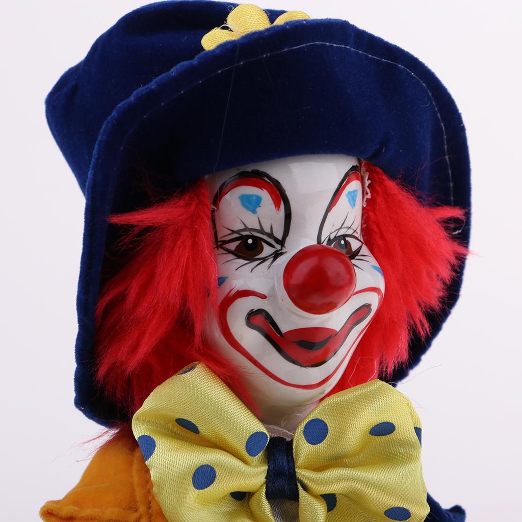 Vintage Collectible Porcelain Dolls - ตุ๊กตาตัวตลกพอร์ซเลนสไตล์วินเทจ ขยับแขนขาได้ ของขวัญวันเกิดสำหรับเด็ก ของตกแต่งบ้าน ฟิกเกอร์สะสม