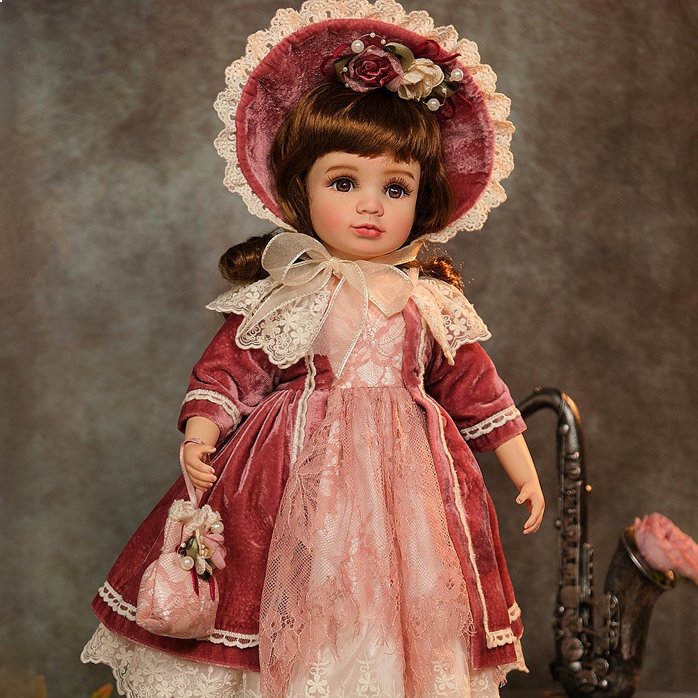 ตุ๊กตาพอร์ซเลนวินเทจขนาด 18 นิ - Vintage Collectible Porcelain Dolls บทวิจารณ์และราคา