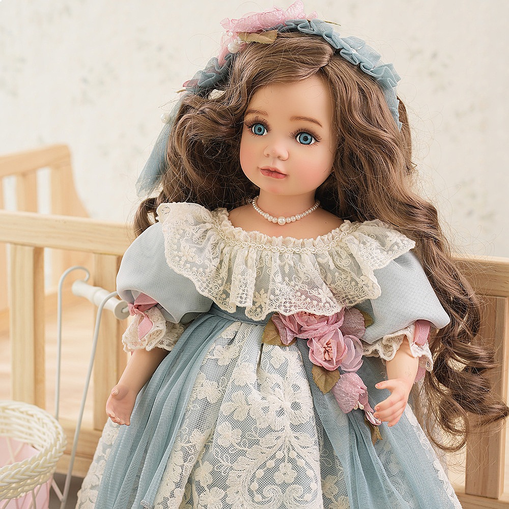 ตุ๊กตาพอร์ซเลนวินเทจขนาด 18 นิ - Vintage Collectible Porcelain Dolls บทวิจารณ์และราคา
