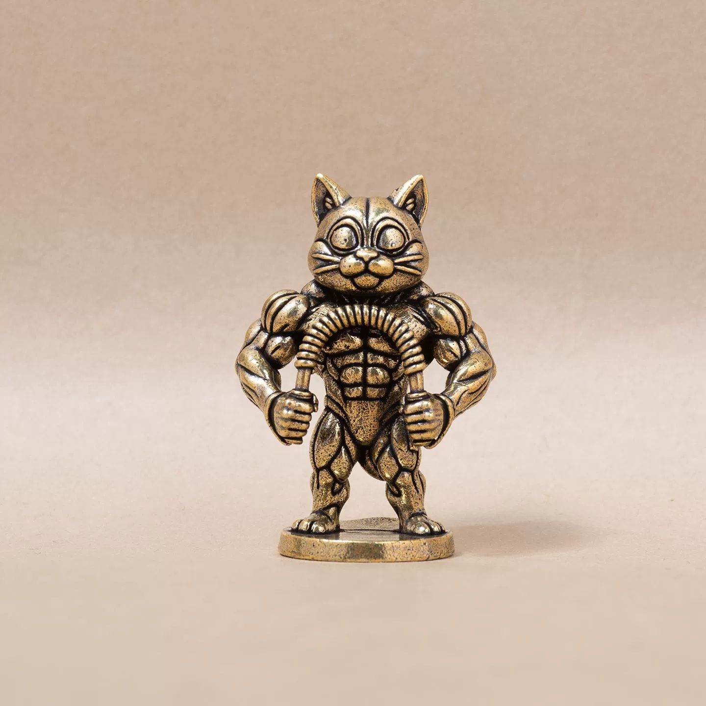 รูปปั้นแมวฟิตเนสกล้ามเนื้อทองเ - Vintage Collectible Christmas Ornaments บทวิจารณ์และราคา