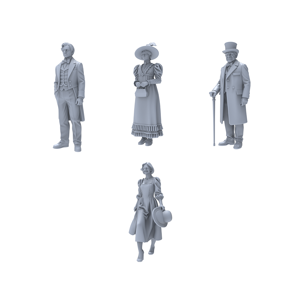 1/64 1/72 วิคตอเรียน ยุโรป ฉาก - Vintage Collectible Figures บทวิจารณ์และราคา