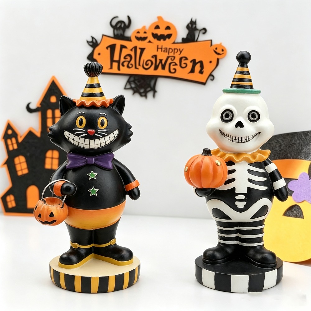 ชุดของตกแต่งฮาโลวีน 2 ชิ้น สำห - Vintage Collectible Figures บทวิจารณ์และราคา