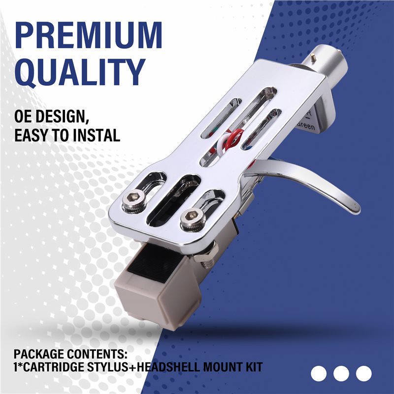 B03B-AT3600L หัวเข็มแม่เหล็กพร - Record Player Needle บทวิจารณ์และราคา