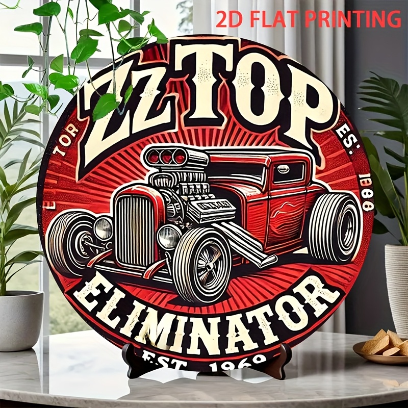 ป้ายโลหะรถยนต์ ZZ Top Eliminat - Vintage Collectible Signs บทวิจารณ์และราคา