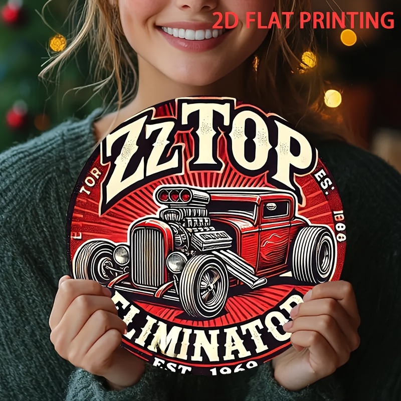 ป้ายโลหะรถยนต์ ZZ Top Eliminat - Vintage Collectible Signs บทวิจารณ์และราคา