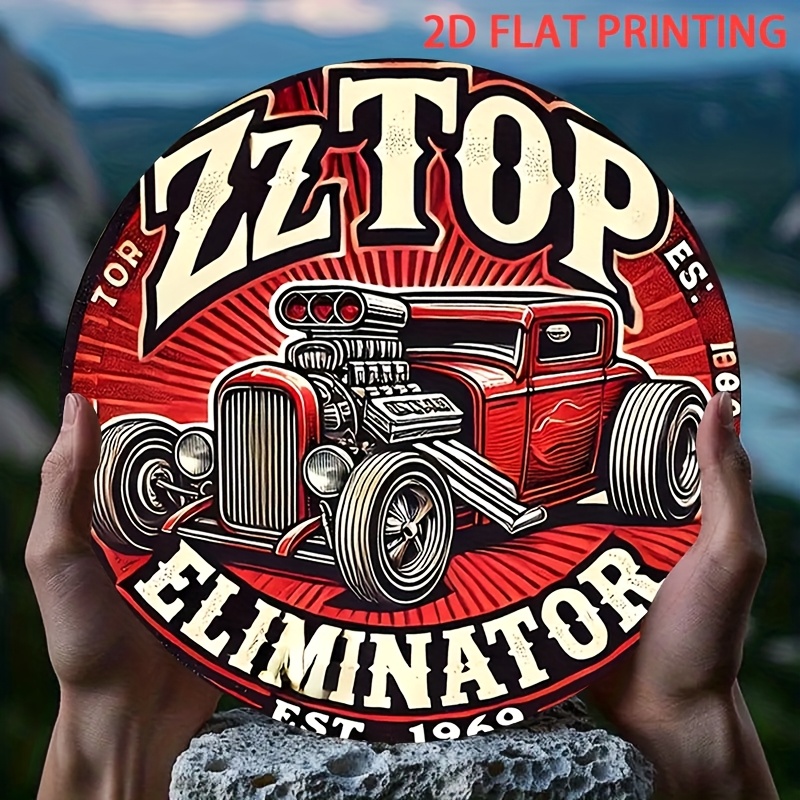 ป้ายโลหะรถยนต์ ZZ Top Eliminat - Vintage Collectible Signs บทวิจารณ์และราคา