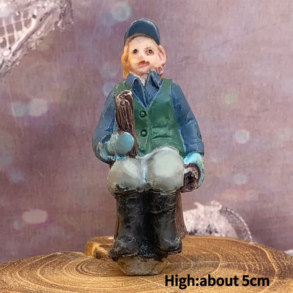 โมเดลเรซิ่นเมืองฤดูหนาวสไตล์วิ - Vintage Collectible Christmas Ornaments บทวิจารณ์และราคา